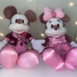 Mickey & Minnie Mouse Plush – 2023 Valentine's Day – Small 11''